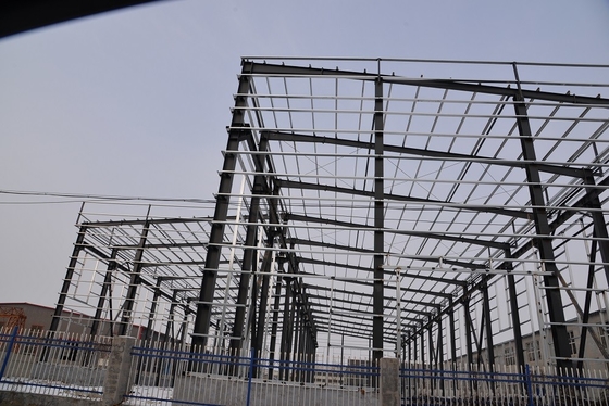 Steel Welded H Section Long Span Steel Framing Multiple Uses Steel Prefab Buildings