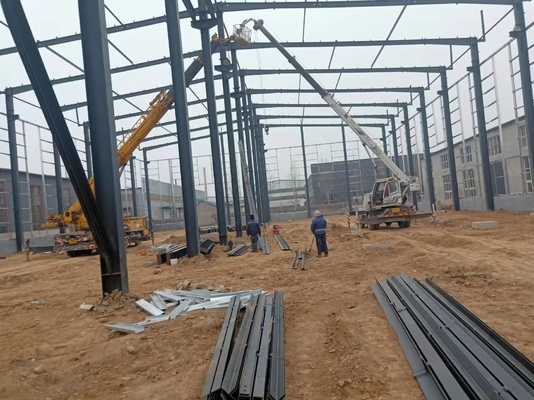 Environmentally Large Span Steel Structure High Rise Building