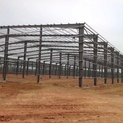 Hdg Steel Structure Workshop With Solid H Shape Steel Beam Model Number Circular Steel Tube