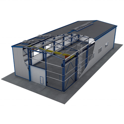 Customized Logo Steel Structure Warehouse Galvanized Ridge Cap Customization