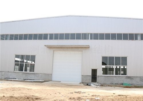 Efficient Storage Solution Steel Structure Warehouse Hot Dip Galvanized With Rolling Door