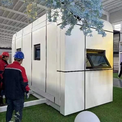 Economic Movable Prefab Capsule Hotel Apple Cabin Container House