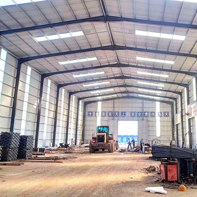 Industrial Prefabricated Metal Prefab Warehouse / Steel Building