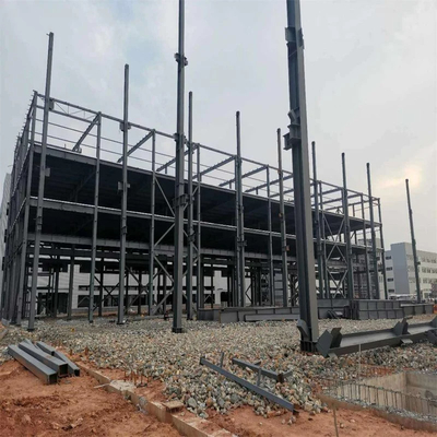 Eco Friendly Single Ridge Prefab Steel Construction Featuring Steel Cladding