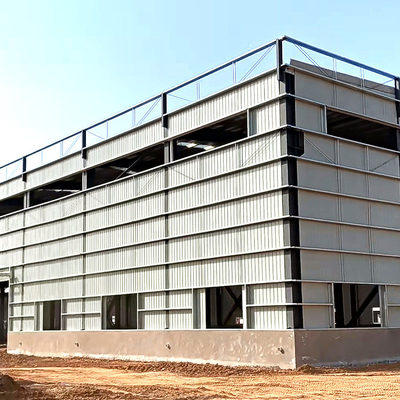 Steel Structure Prefab House Solutions Single Ridge Steel Frame House