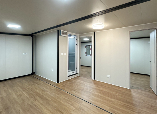 20-foot red brick pattern expansion container house