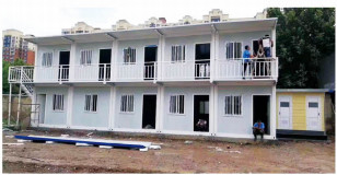 Movable Room Light Gauge Steel Prefab Container Houses Environment Protection
