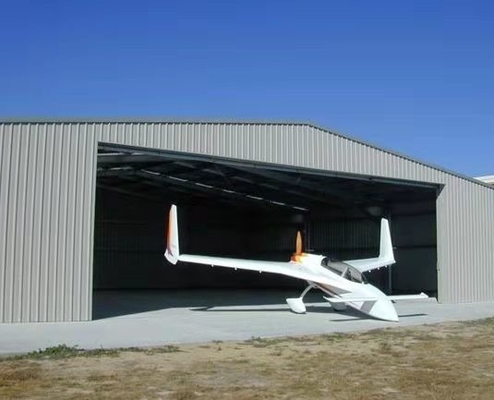 Long Span Q355 Steel Structure Hangar H Beam Shed Steel Hangar Homes