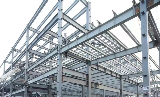 Prefab Steel Structure Carpark System Metal Building Construction Projects