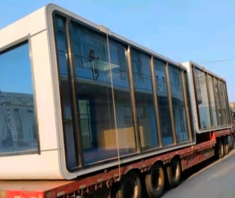 White Grey Prefab Folding Container House Detachable Collapsible Container Homes