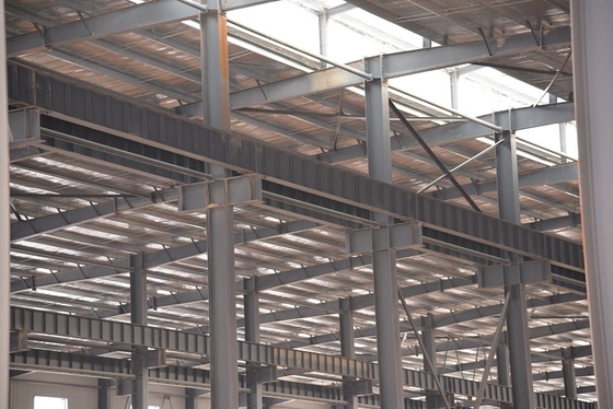 Large Span Prefabricated Residential Homes Q235B Steel High Rise Buildings