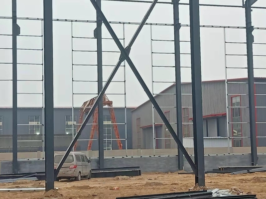 Cold Formed Lightweight Steel Roof Trusses For Shopping Hall