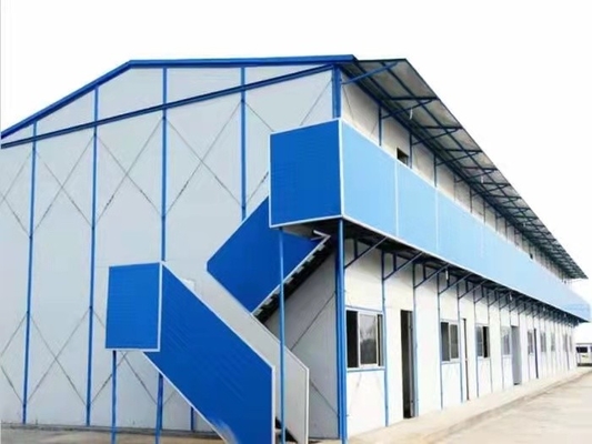 High Strength Light Gauge Steel Frame Prefab House For Workshop Fire Protection