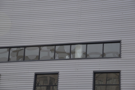 50m Span Steel Fabricated Buildings Q235B Prefab Metal Workshop