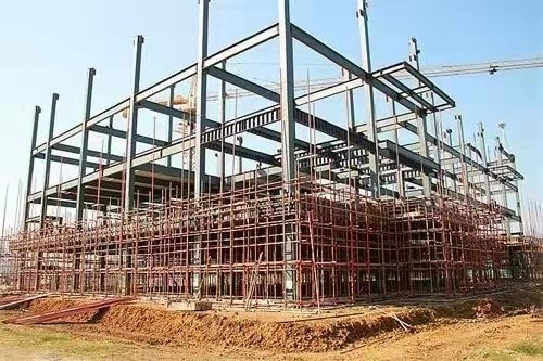 Wind Resist Two Storey Light Gauge Steel Villa Thin Walled LGSF House Construction