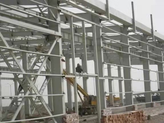 Electric Galvanization Prefabricated Steel Frame House 3 Bedrooms