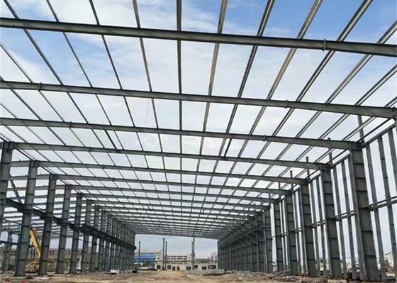 Anti Seismic Steel Structure Workshop Q345B Q235B Prefab Metal Warehouse Building