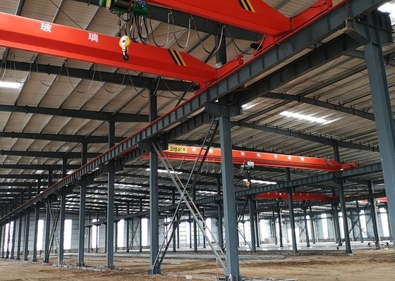 CE Prefab Metal Framing Crane Workshop Steel Structure Houses