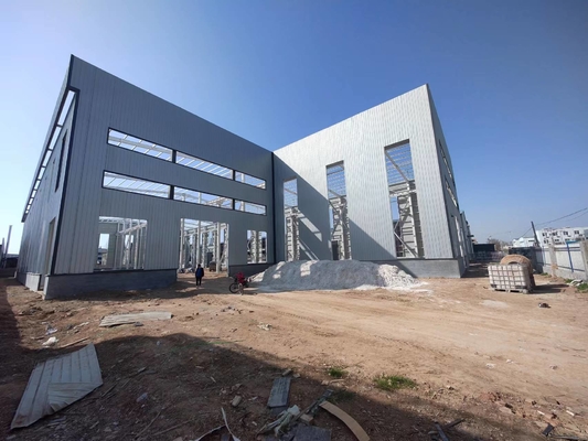 Painted Prefabricated Steel Frame Industrial Chemical Steel Structure Workshop
