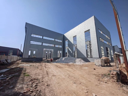 Painted Prefabricated Steel Frame Industrial Chemical Steel Structure Workshop