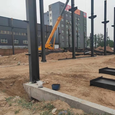 Large Size Structural Steel Architecture Fabrication Welding Building