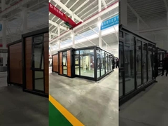 20-foot glass curtain wall expansion container house