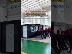 20-foot gray carved board expansion container house